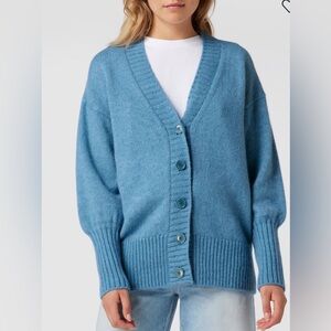 BOSS
Cardigan with button placket model 'Falela' in light blue